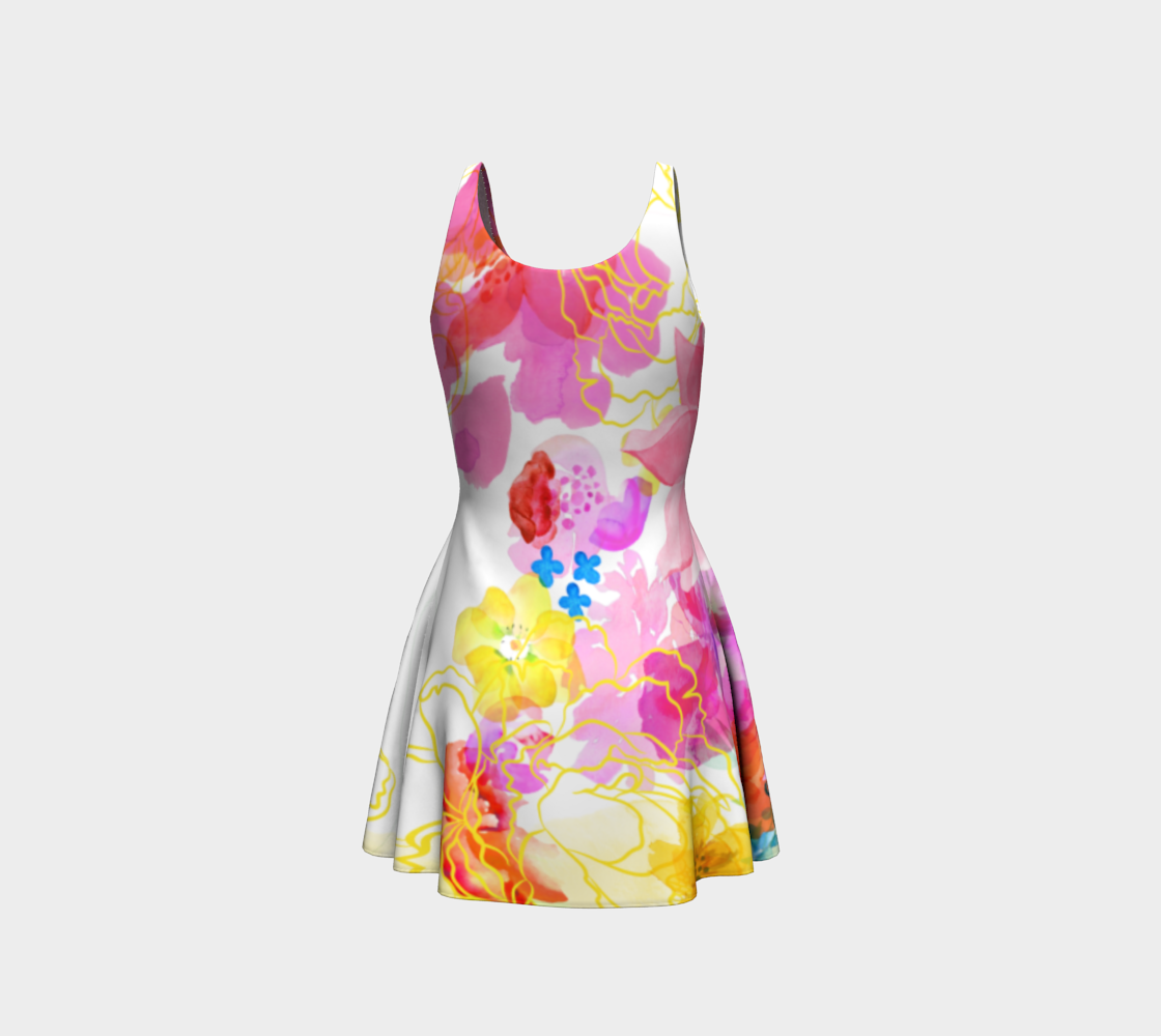 Rosie Outlook Flare Dress by Deloresart
