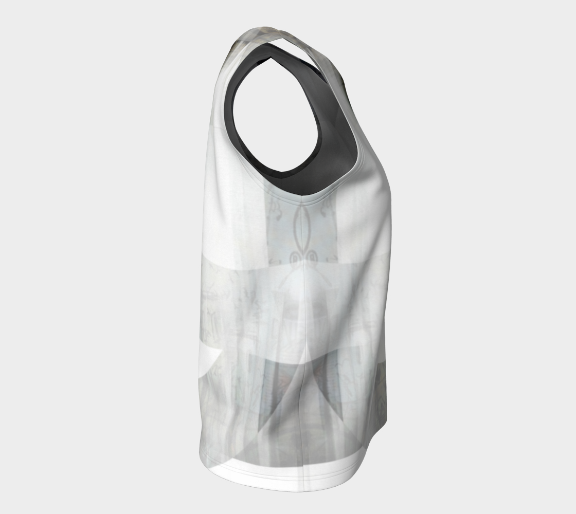 Life is Like a Camera Loose Tank Top in Grey - deloresartcanada