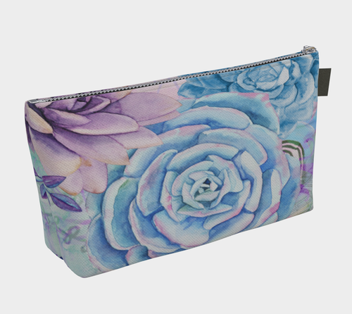 Lety's Lovely Garden Makeup Bag - deloresartcanada