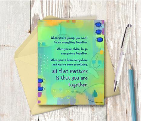 0386 Together Is All That Matters Note Card - deloresartcanada