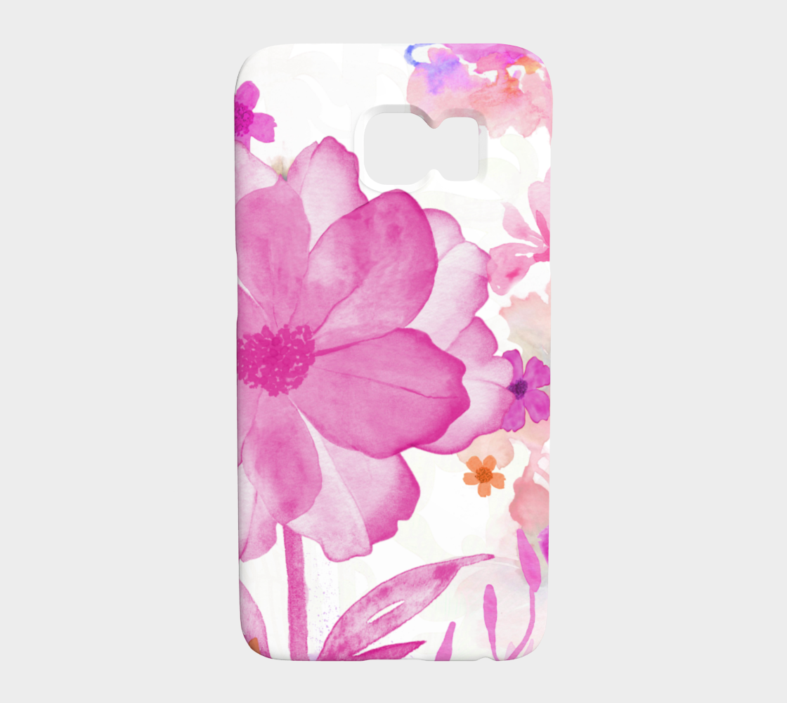 235a  Blue Garden Device Case - deloresartcanada