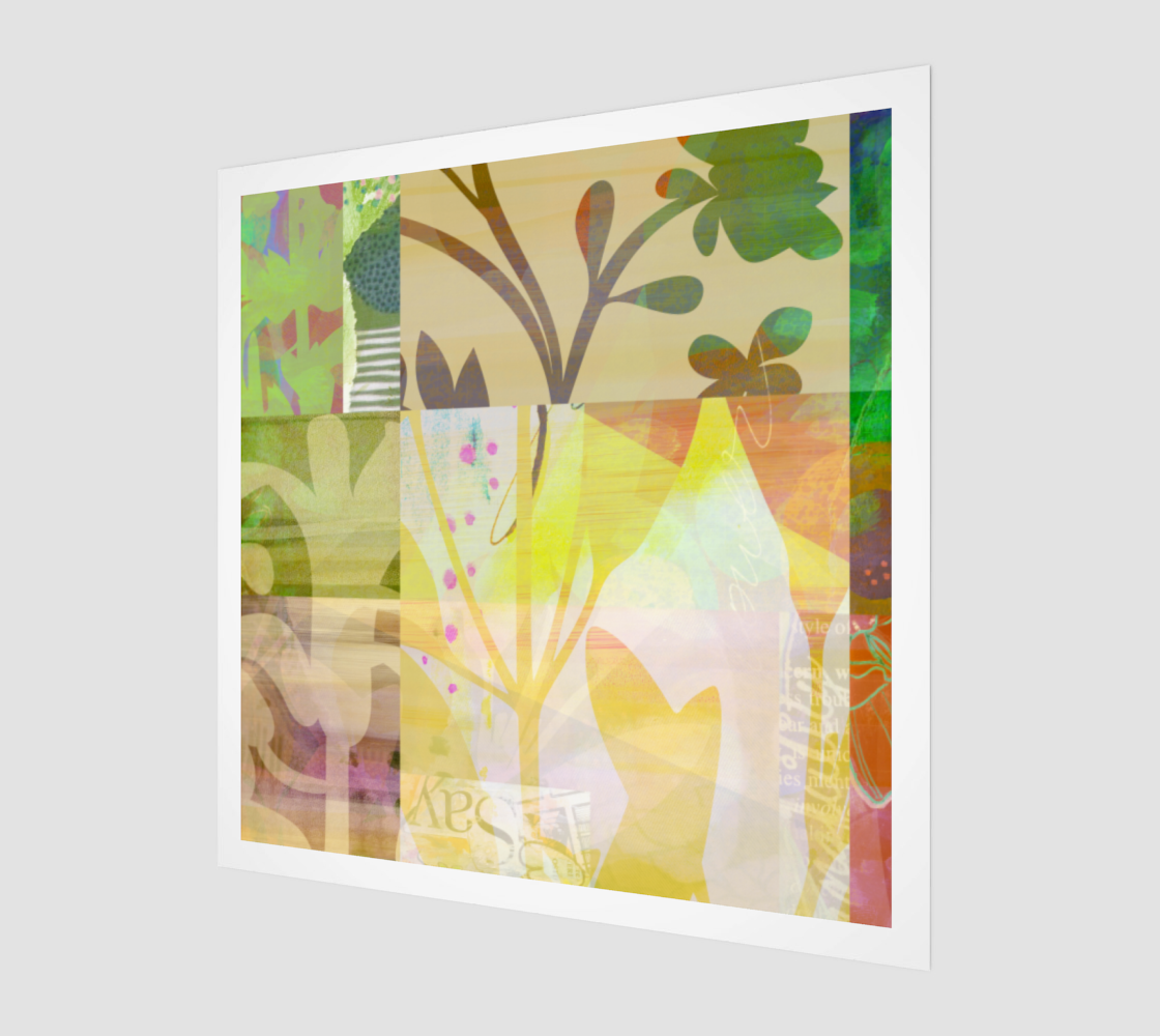 537 Perennials at Dusk Art by Delores Naskrent - deloresartcanada