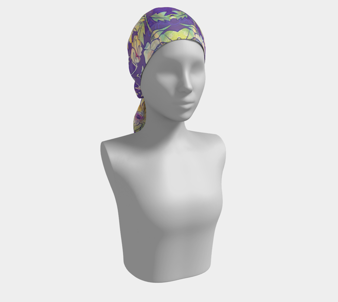 Flower Meadow (Purples) Scarf