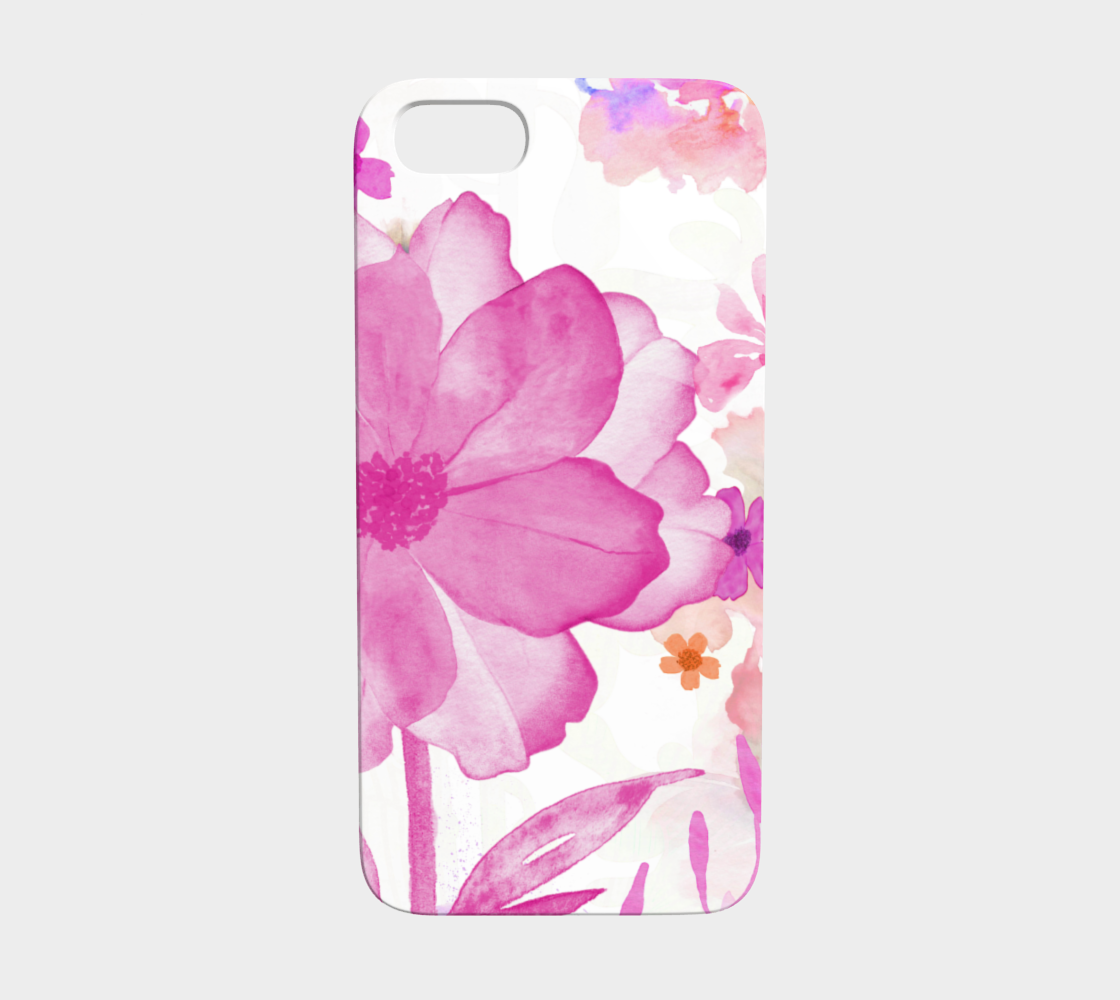 235a  Blue Garden Device Case - deloresartcanada