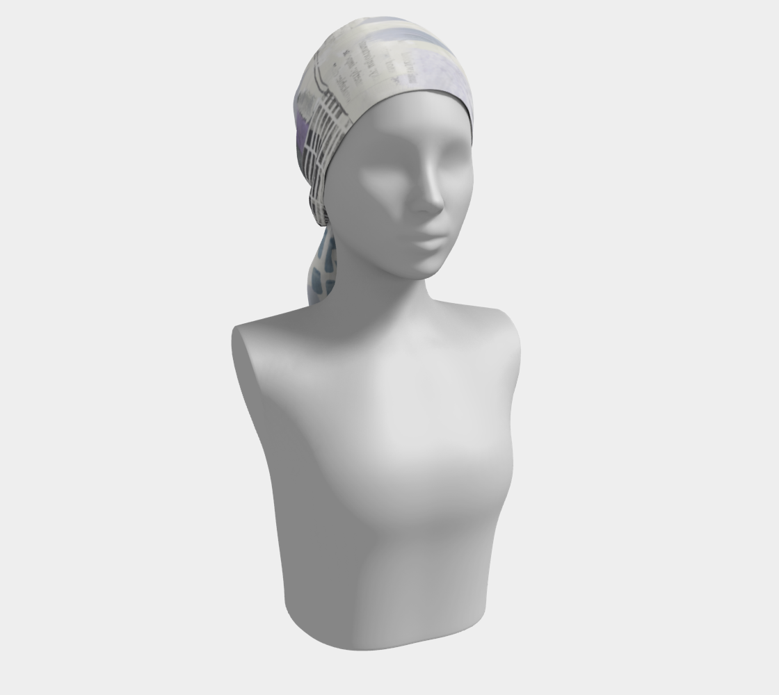 Travel Advisory Scarf by Deloresart