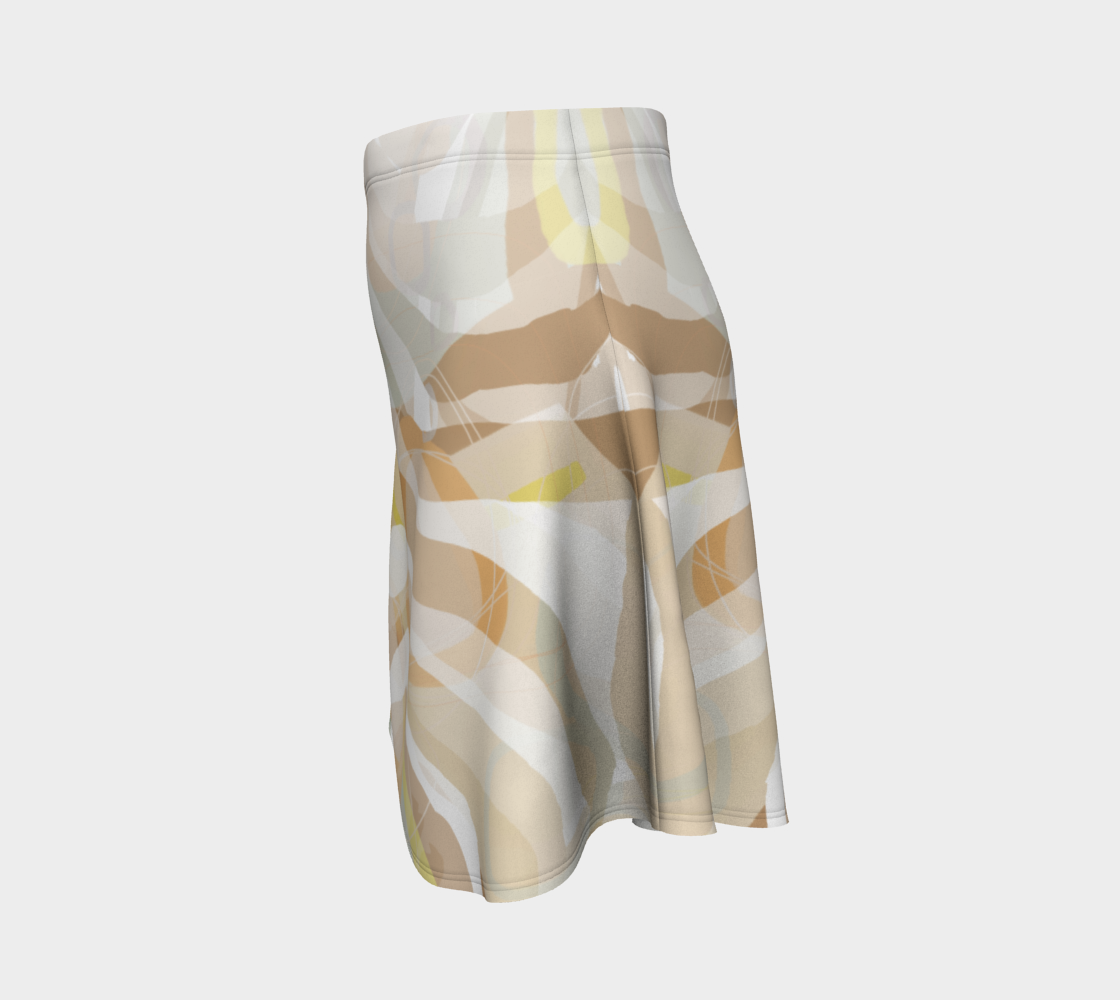 Lord Give Me Coffee Flare Skirt by Deloresart