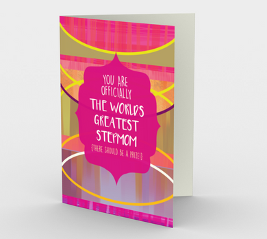 1203. World's Greatest Stepmom  Card by DeloresArt