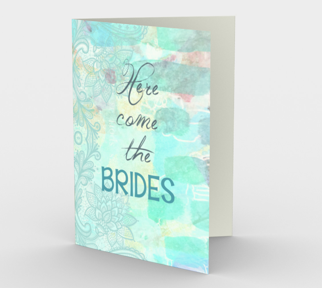 0800.Here Come the Brides  Card by DeloresArt - deloresartcanada