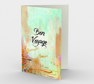 1356 Bon Voyage Card by Deloresart - deloresartcanada