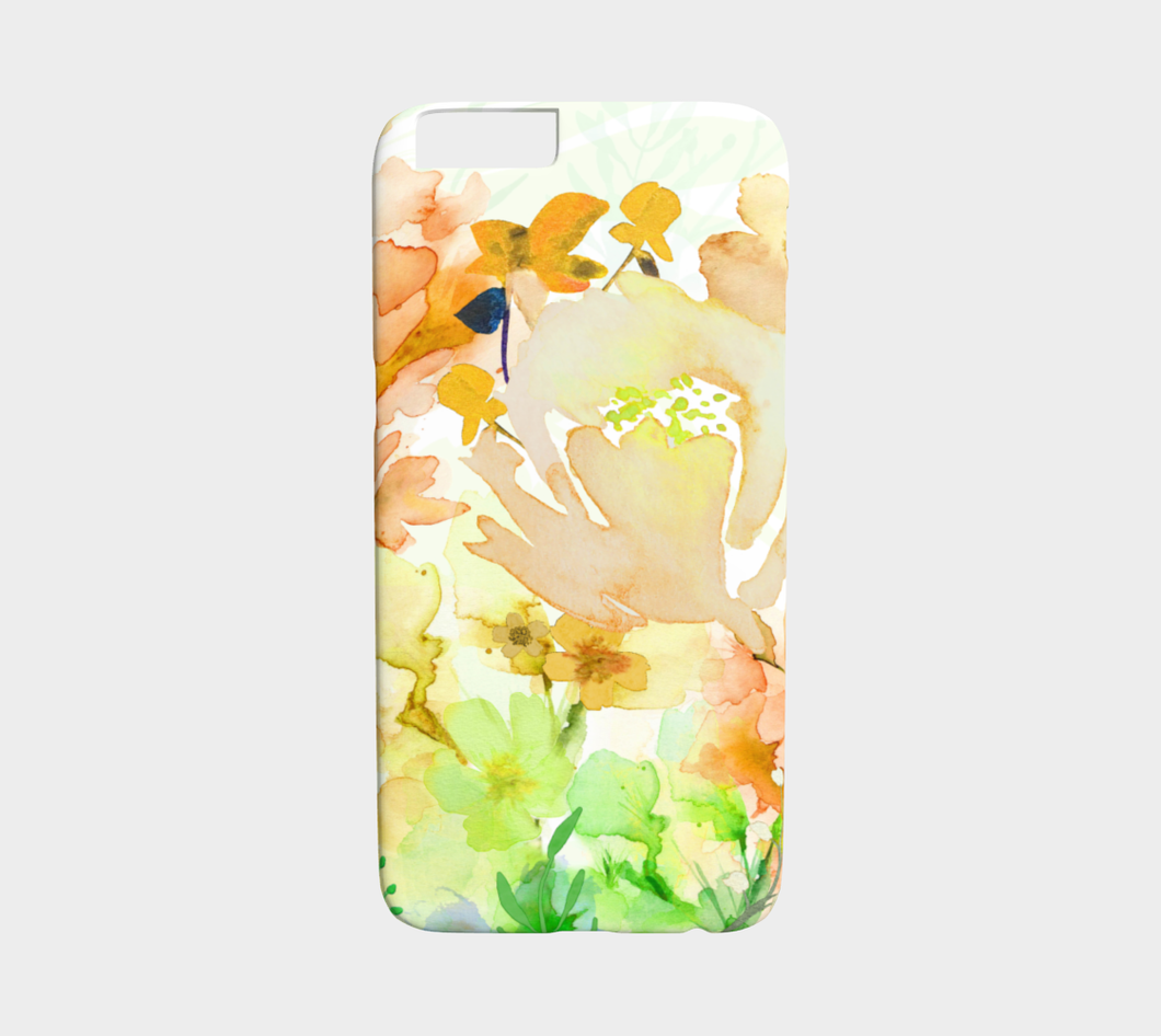 348 Gracious Garden Watercolor Device Case - deloresartcanada