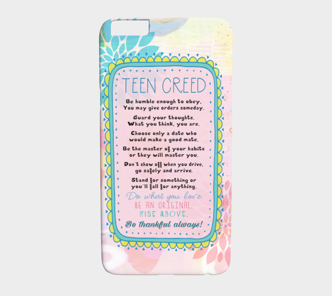 308  Teen Creed Device Case - deloresartcanada