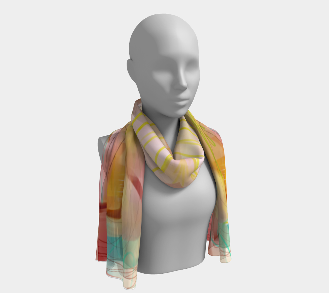 Morning Rain Scarf by Deloresart