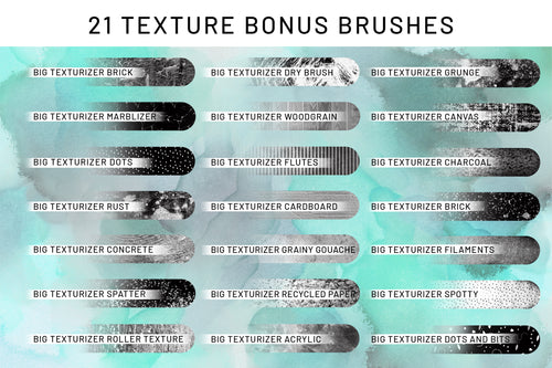 Volume 028 - Silhouette Stems Procreate Stamp Brushes - deloresartcanada
