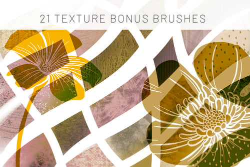 Volume 041 - Procreate Floral Brush Stamps 7 - deloresartcanada