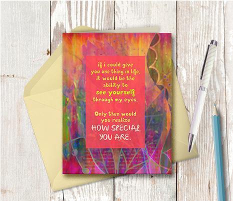 0403 See Yourself Through My Eyes Note Card