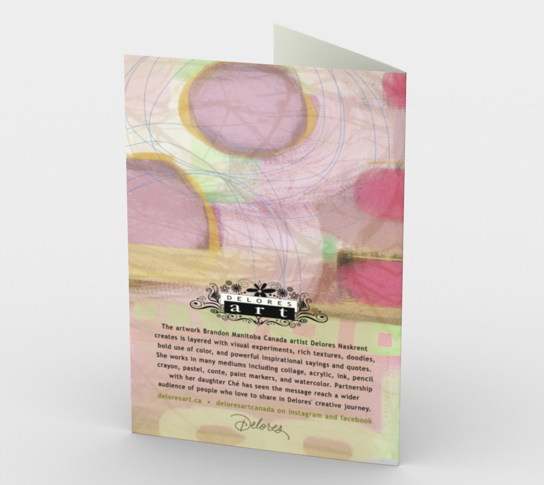 1308. Grant Me Serenity v.4  Card by DeloresArt