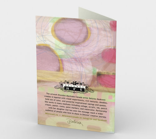 1308. Grant Me Serenity v.4  Card by DeloresArt