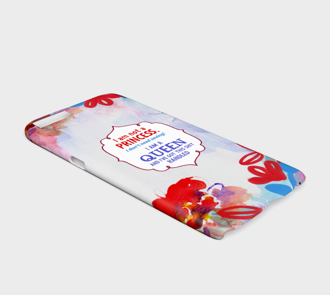 754  I Am A Queen Device Case - deloresartcanada