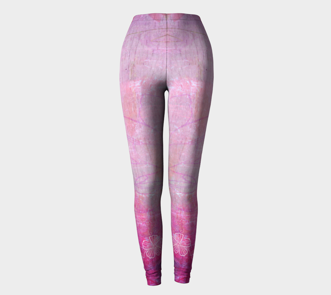 Grunge Purple Leggings by Deloresart