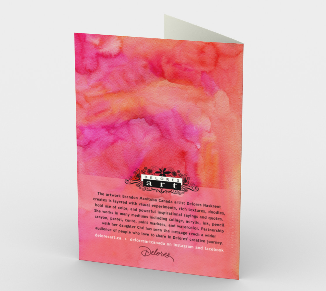 1414 You Truly Make A Difference Card by Deloresart - deloresartcanada
