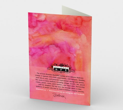 1414 You Truly Make A Difference Card by Deloresart - deloresartcanada