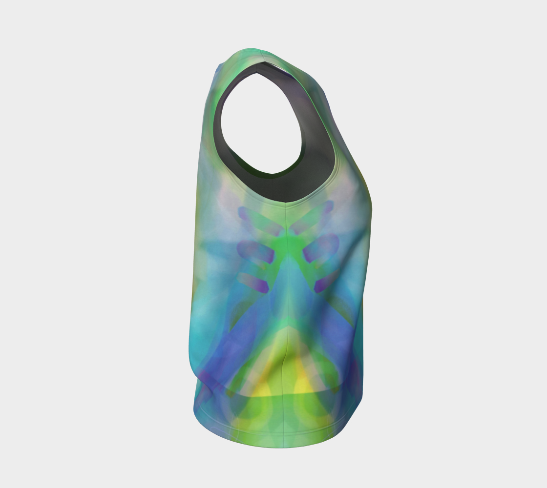 Good Wine Loose Tank by Deloresart  in Greens - deloresartcanada