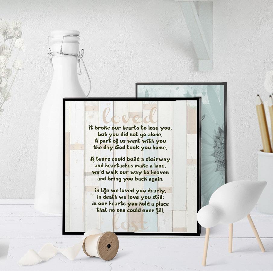 0447 Broke Our Hearts To Lose You Art - deloresartcanada