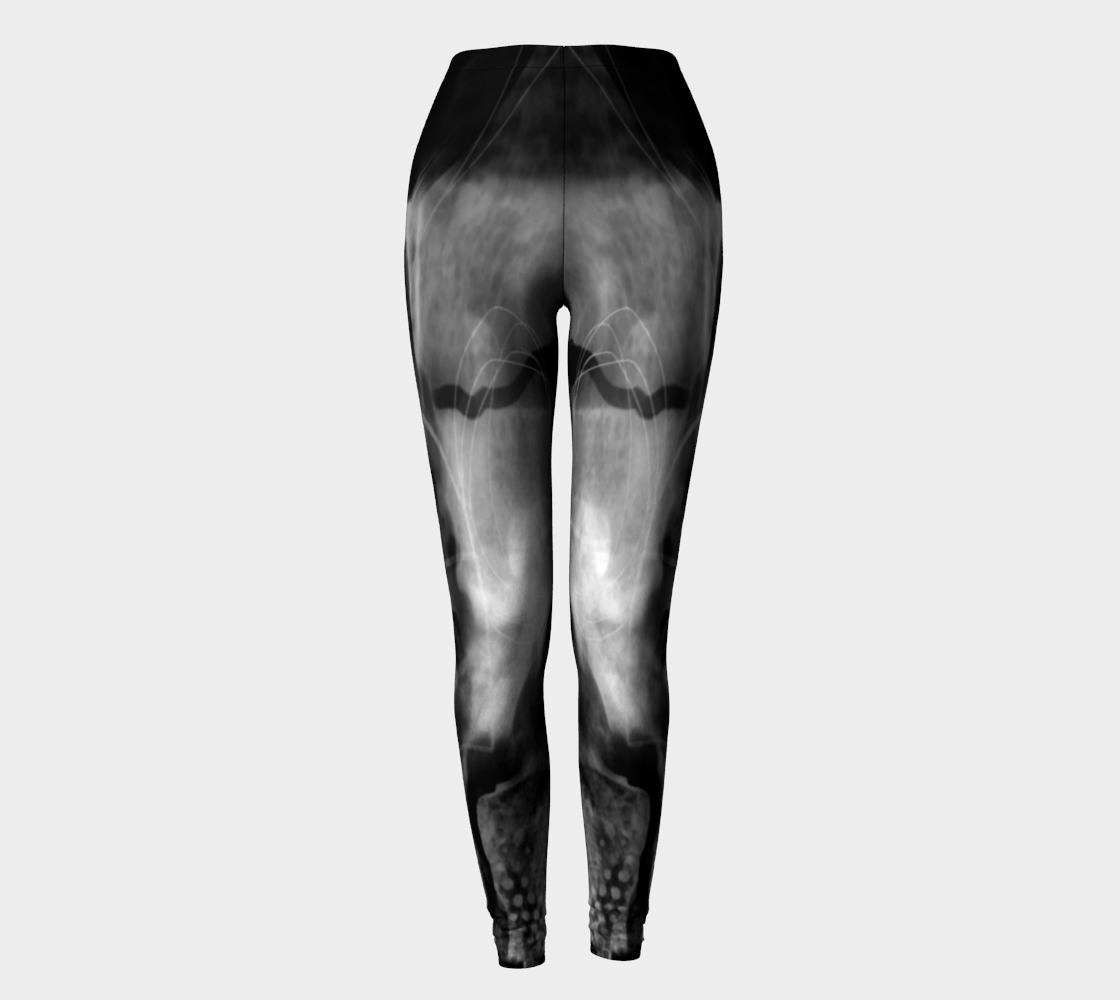 I Like My Coffee Black Leggings by Deloresart