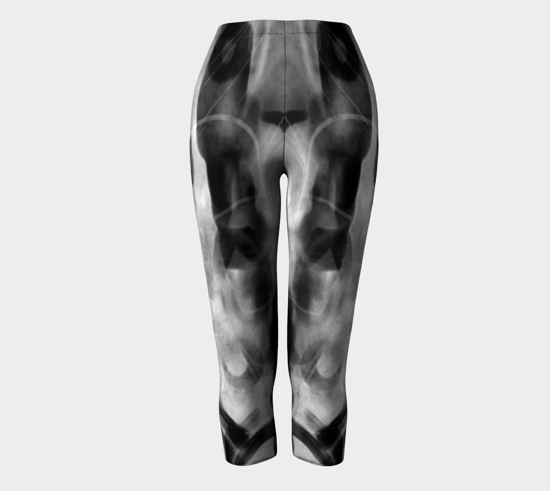 Bittermelon Black Capris by Deloresart - deloresartcanada