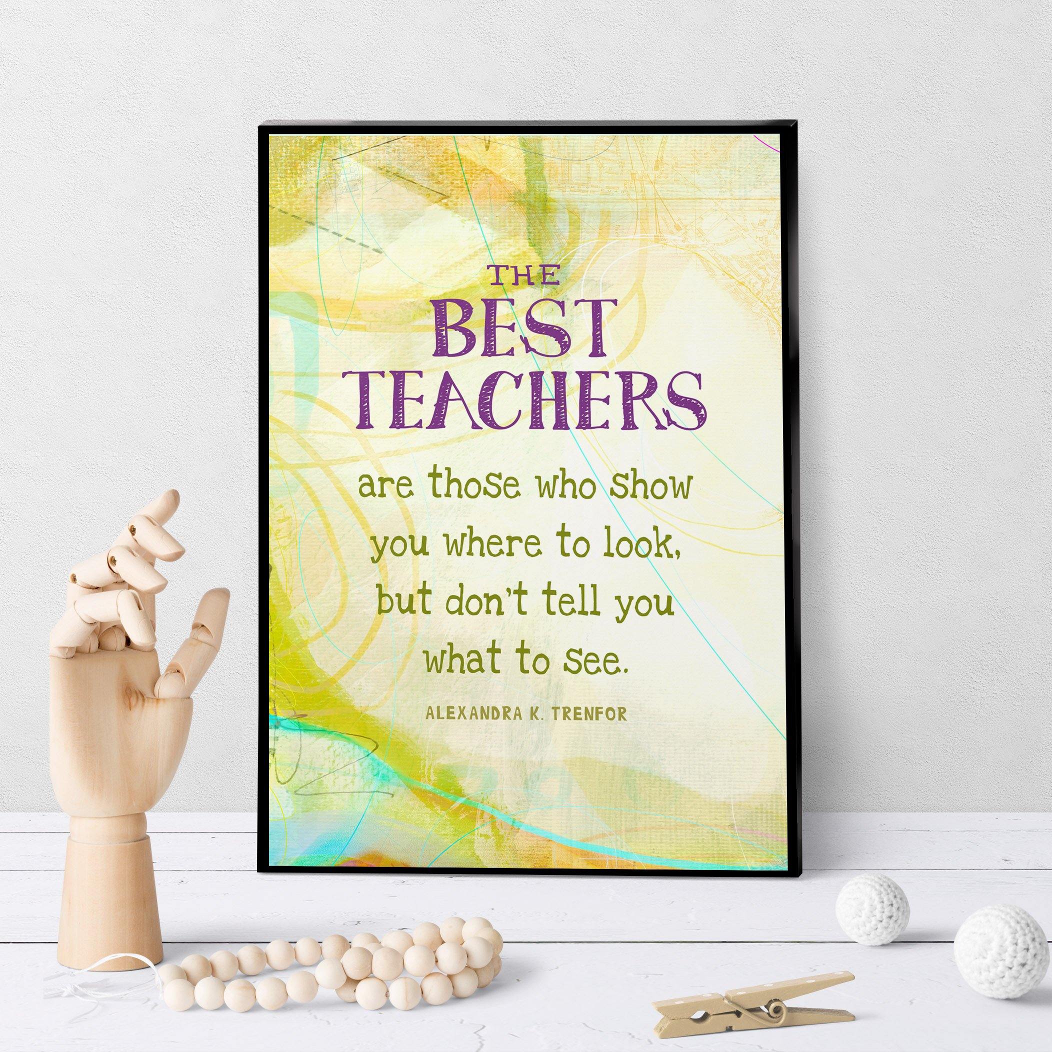 0471 Teachers Show You Where To Look Art - deloresartcanada