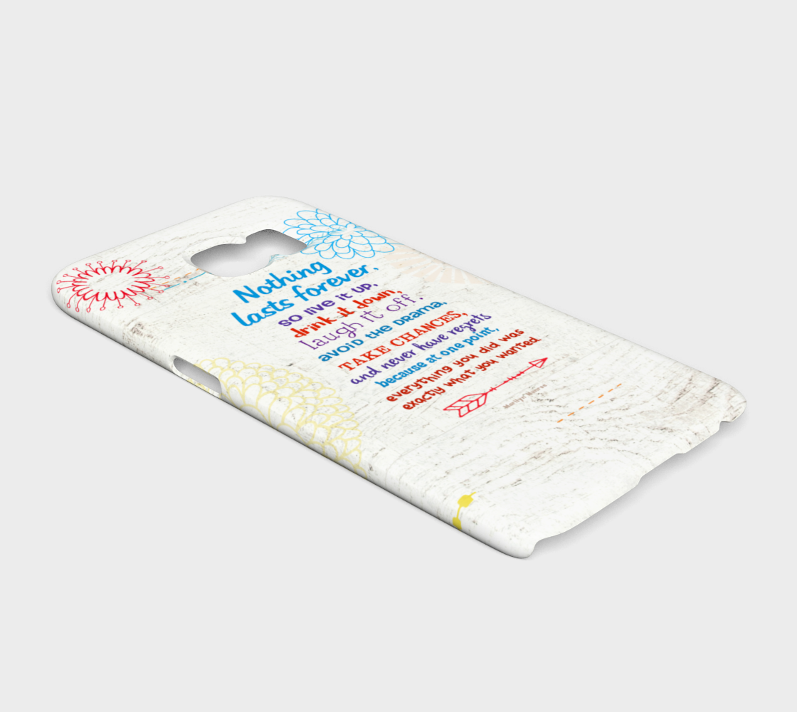722  Nothing Lasts Forever Device Case - deloresartcanada