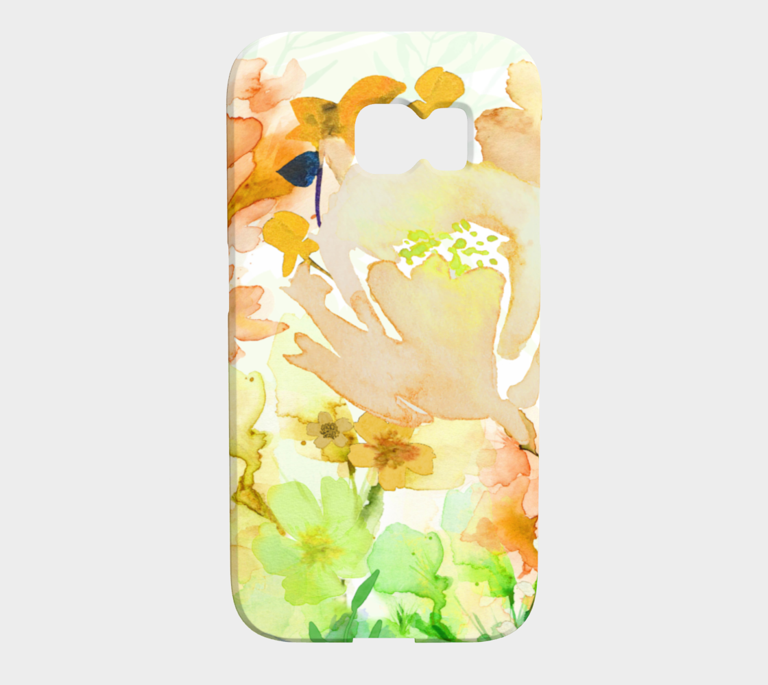348 Gracious Garden Watercolor Device Case - deloresartcanada