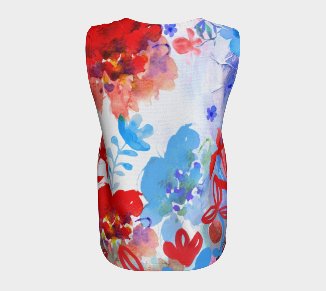 I Am A Queen Loose Tank by Deloresart - deloresartcanada