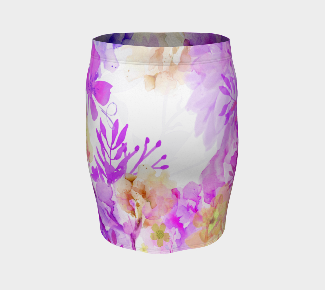 Nature's Bounty Fitted Skirt by Deloresart - deloresartcanada