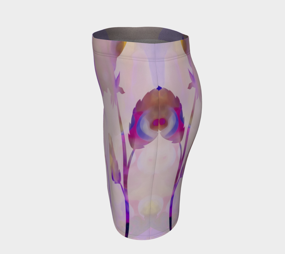 Francella Silhouette Fitted Skirt by Deloresart - deloresartcanada