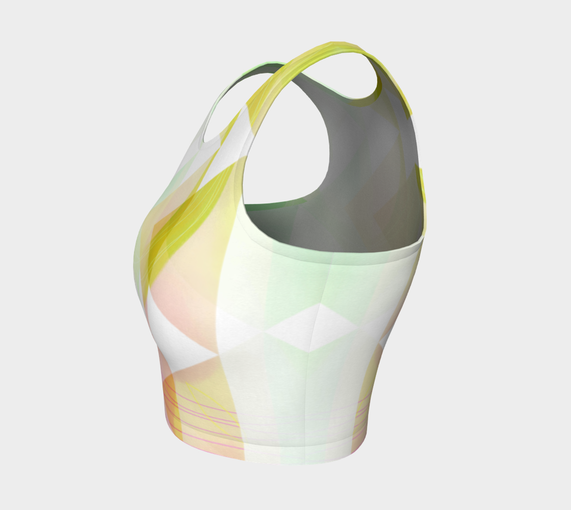 Obtuse Romance Crop Top by Deloresart - deloresartcanada
