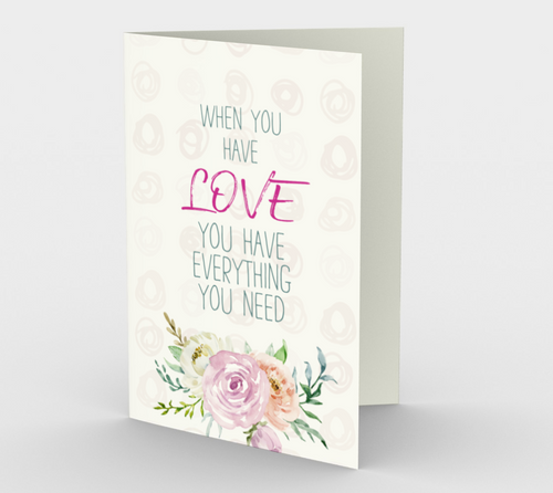 1156. When You Have Love v.3  Card by DeloresArt