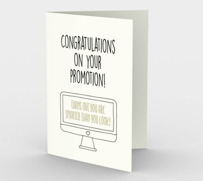 1064.Congratulations on Your Promotion Card by DeloresArt