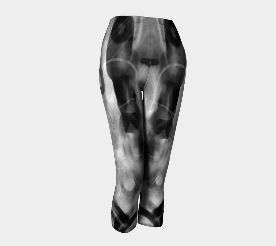 Bittermelon Black Capris by Deloresart - deloresartcanada