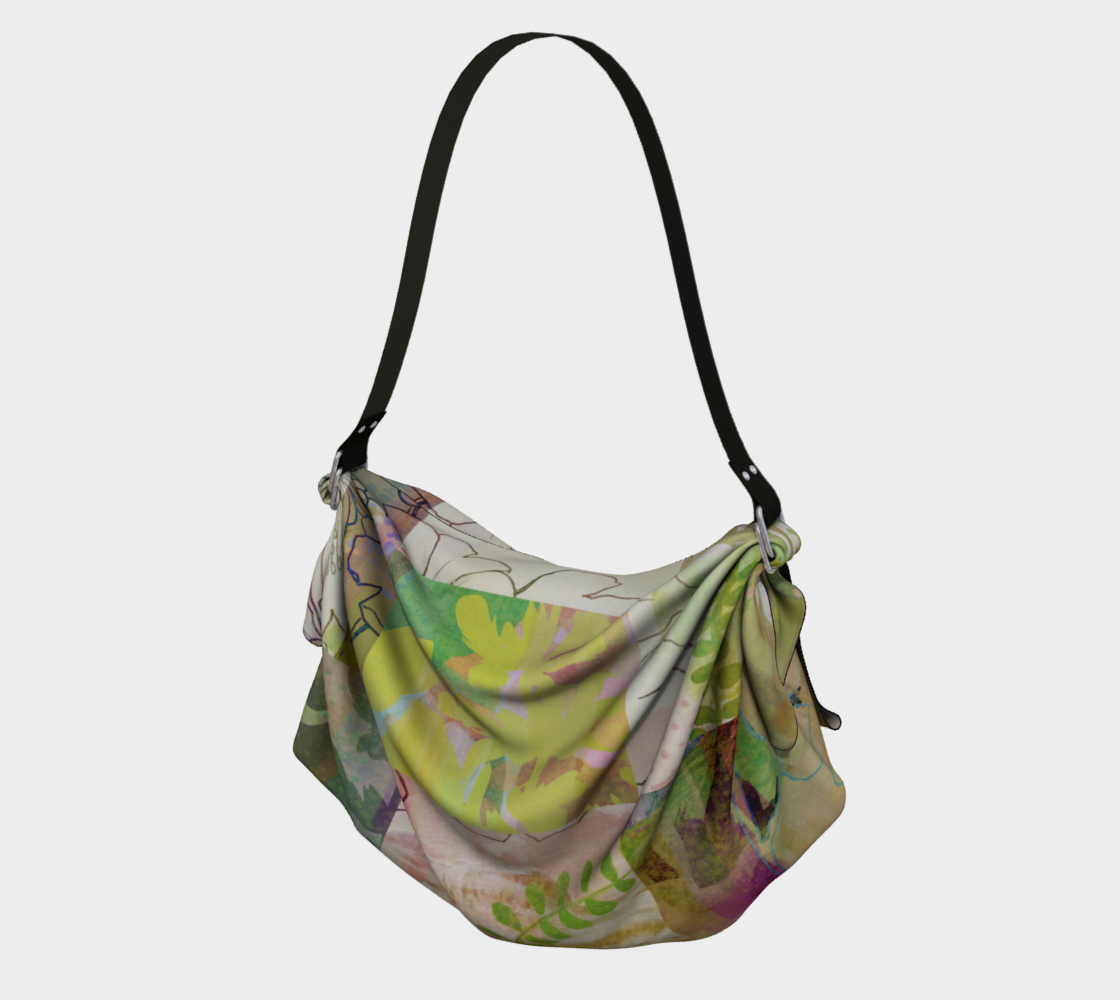 Sage Obscurity Origami Tote by Deloresart - deloresartcanada
