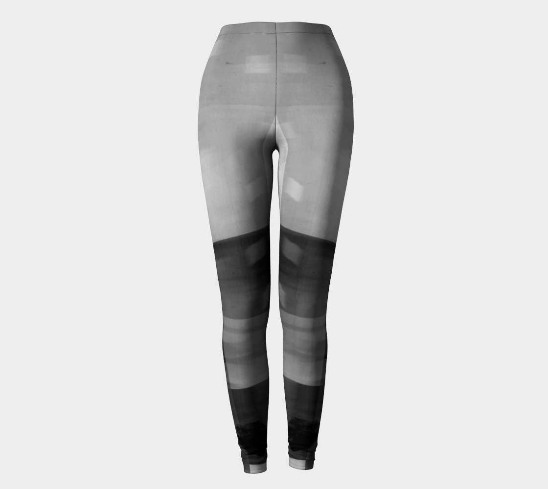 Angle Iron Greys Leggings by Deloresart - deloresartcanada