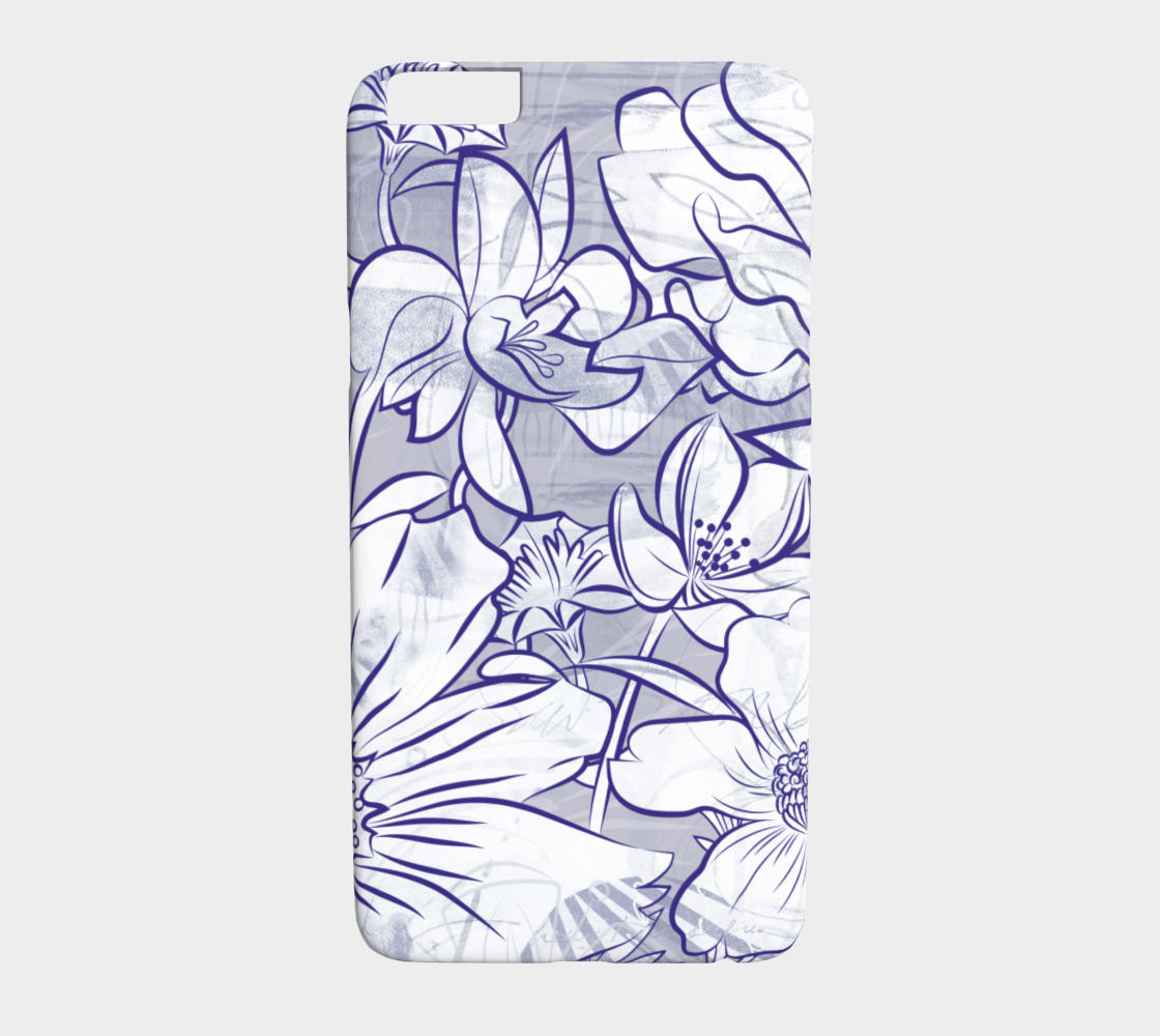 266B Flower Meadow Neutrals Device Case - deloresartcanada