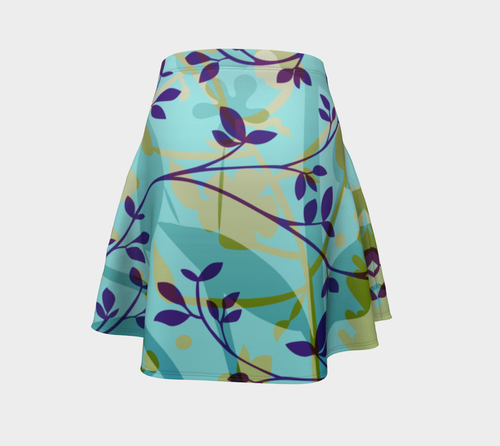 Fanciful Forest Flare Skirt by Deloresart