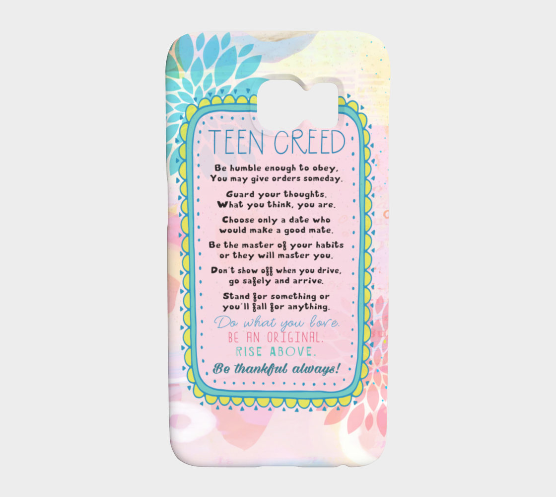 308  Teen Creed Device Case - deloresartcanada