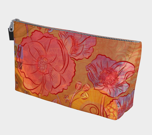 Poppy Party Makeup Bag - deloresartcanada