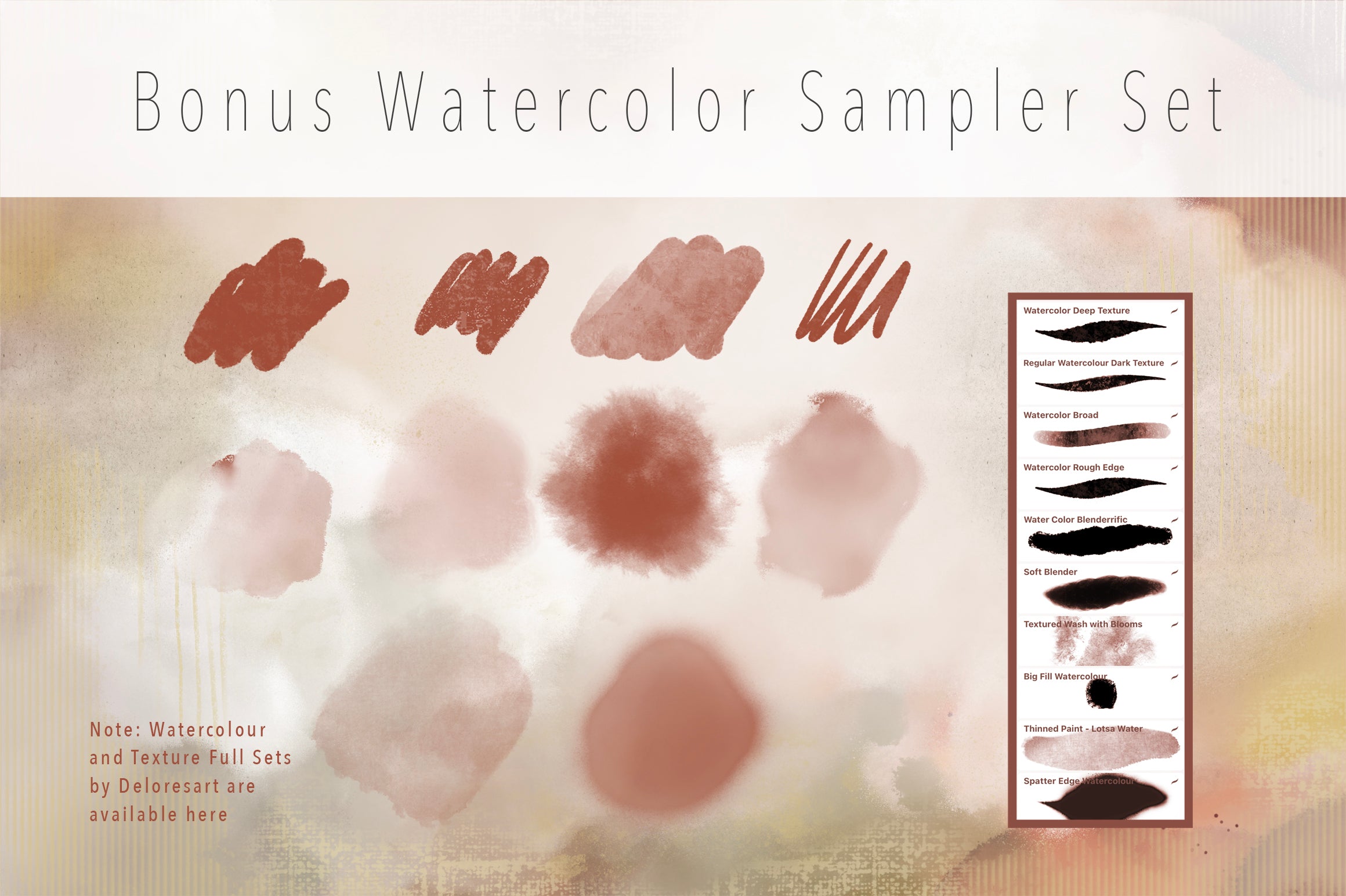Volume 038 - Tawny Autumn Leaves Procreate Stamp Brushes