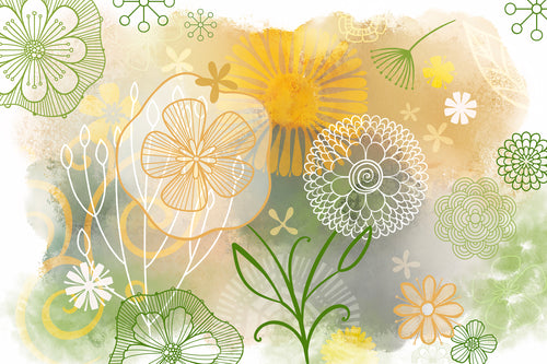 Volume 032 - Massive Collection Zen Inspired Brushes and Borders - deloresartcanada