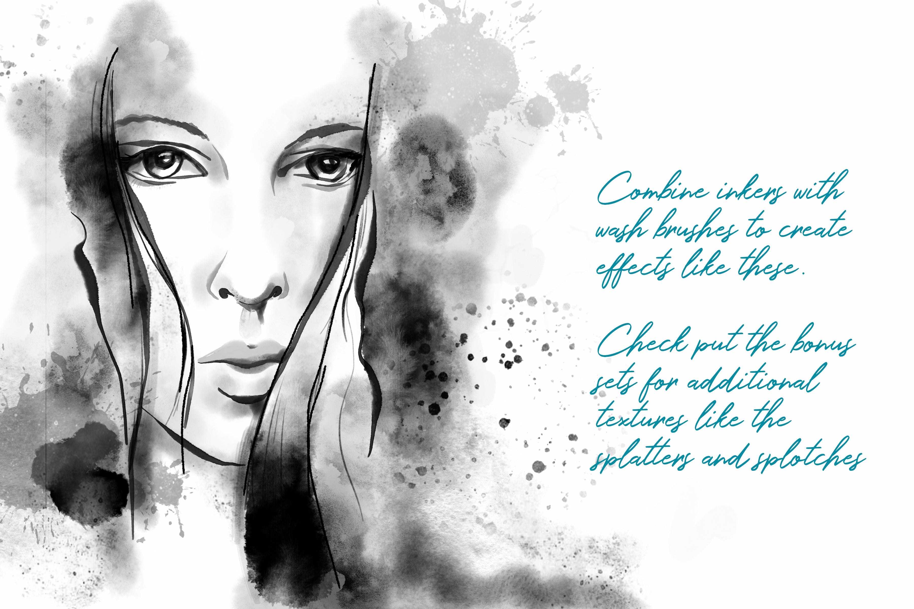 Volume 62 - Inky Business Procreate Brush Set
