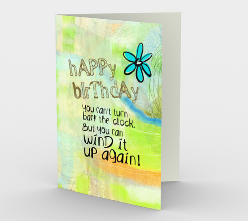 0528.Wind the Clock Birthday  Card by DeloresArt - deloresartcanada