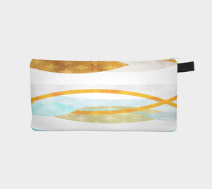 Side by Side Pencil Case by Deloresart